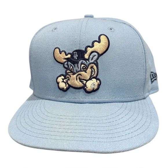 Wilmington Blue Rocks New Era 59fifty Size 7 3/4 MiLB Baseball Blue Hat Cap - Picture 1 of 8